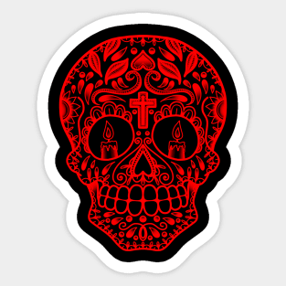 HomeSchoolTattoo Sugarskull Sticker